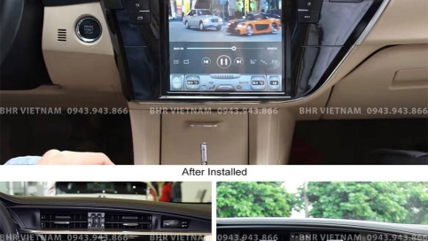 Màn hình DVD Android Tesla Toyota Altis 2014 - 2017